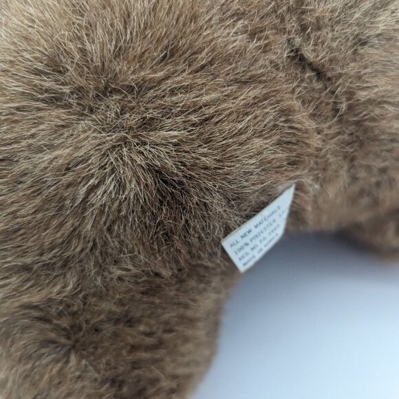 Vintage Golden Bear company  brown bear plush  stuffed animal toy  15" - Picture 7 of 10